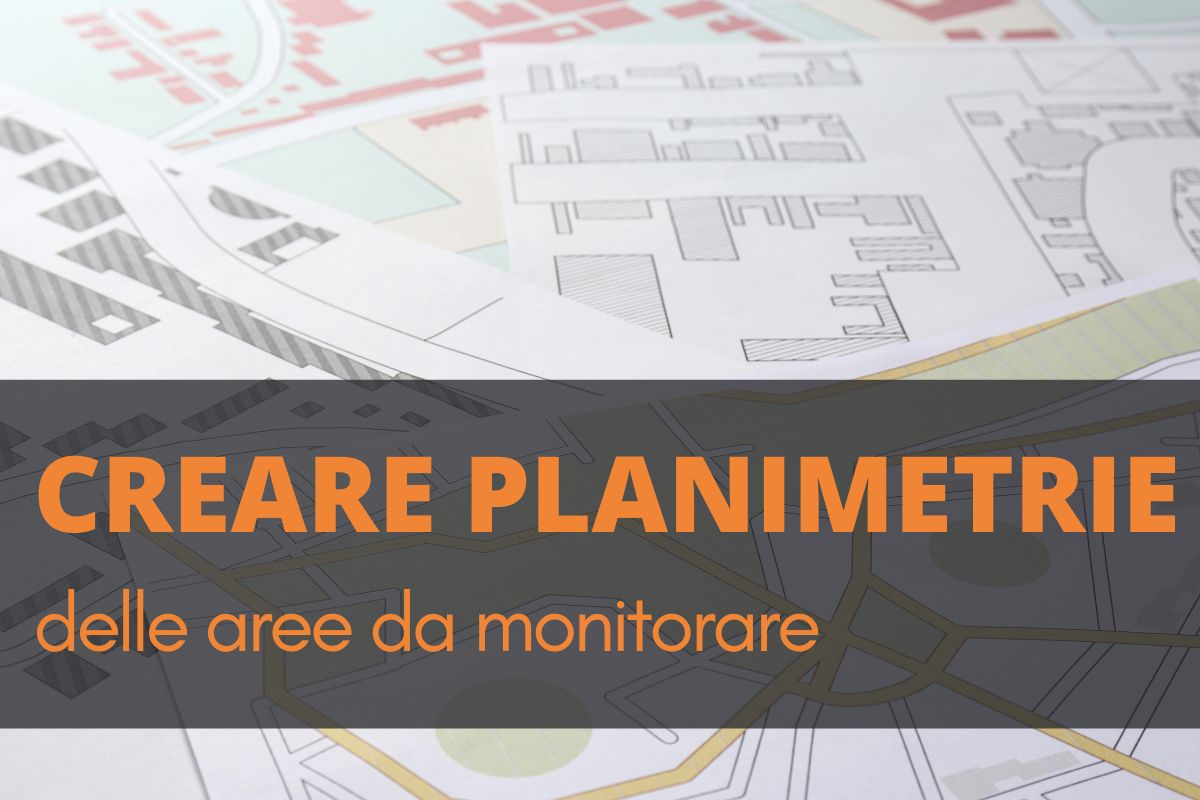 creare planimetrie per il monitoraggio di infestanti